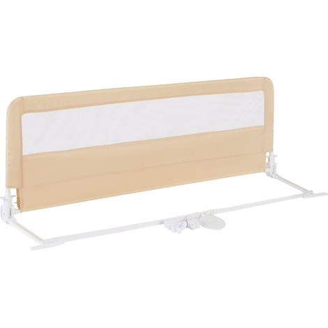 Barandilla de cama plegable para niños pequeños de 150 cm con malla transpirable (1/5)