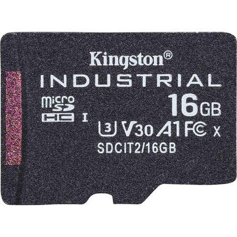 Kingston Technology Industrial 16 GB MicroSDHC UHS-I Classe 10 (1/3)