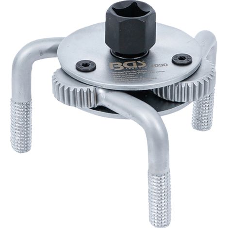 Llave filtro aceite BGS 1030 3 brazos 80-135 mm (1/4)