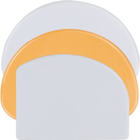 Lot de 3 spatules à pâte, cate, spatules à pâte, cates à pâte, cates à pâte, sans BPA, plastique PE, flexible, gattoi à gâteau, bod tanchant, gattoi à pâte en silicone, cate de pâte (1/4)