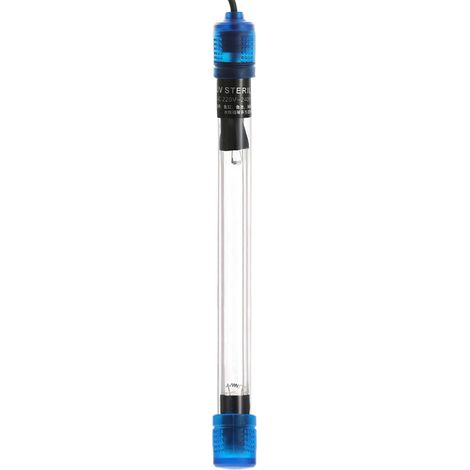 Lampe stérilisante UV submersible 13 W pour aquarium, bassin et traitement de désinfection de l'eau (1/3)