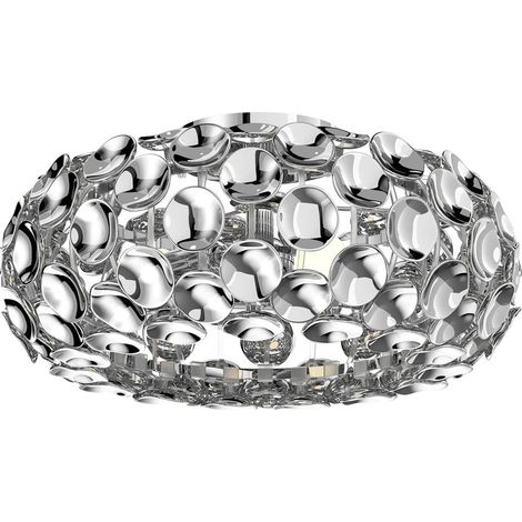 Taklampa "Reza" aus syntetmaterial für hall von Lindby