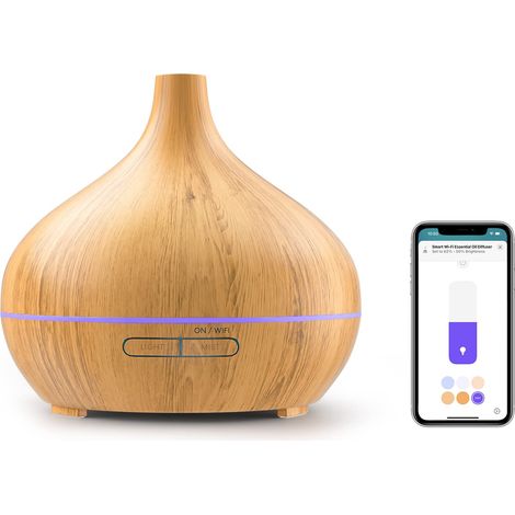Meross MOD150HK Diffusore di oli essenziali legno 400 ml (1/5)