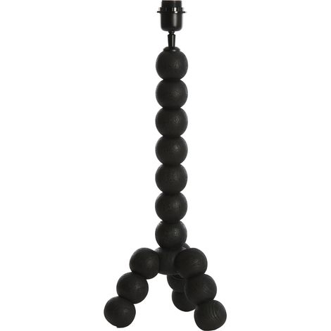 Light & Living - lampada da tavolo - Veglio - nero - legno - Ø (1/4)