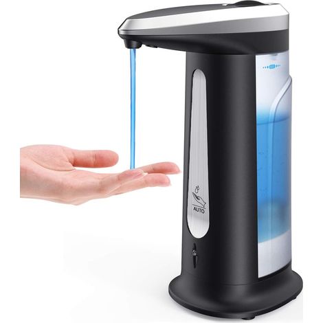 Distributeur Savon Automatique - 400 ml - Capteur Infrarouge - Sans Contact - Pour Salle De Bain Cuisine Toiletttes - 1 Pièce (1/5)