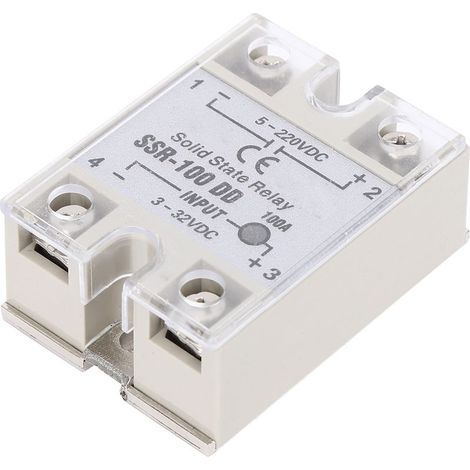 Acouto DC-DC SSR-100DD Relais de Relais Solide, Non-commutateur avec un Service de Chaleur Rapide, Puissance Stable (1/5)