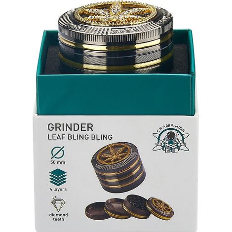 Bling Bling Blattmetall-Grinder 52 mm 4 Stück (1/5)