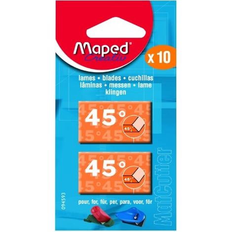 MAPED LAME DE RECHANGE POUR MATCUTTER 45 DEGRÉ 094593