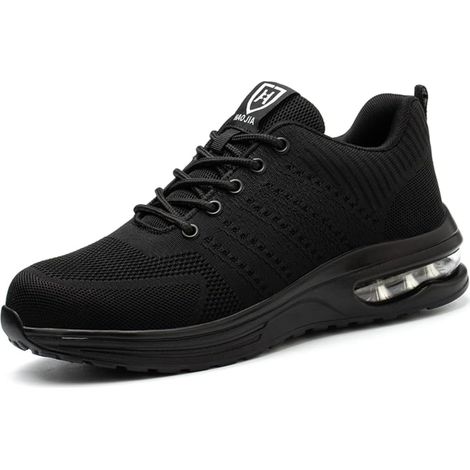 Chaussures de sécurité unisexes lot de 1 avec embout acier résistantes à la perforation pour travail chantier industrie et construction (1/5)