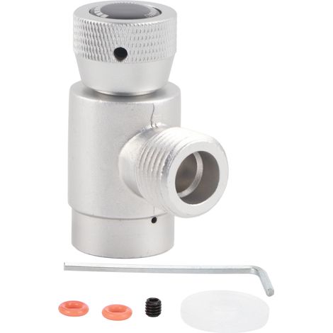 Adaptateur de Recharge CO2 CGA320 pour Réservoir Soda, Kit de Raccord de Remplissage et Pièces de Rechange