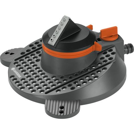 GARDENA Irrigatore circolare a settori Tango Comfort: per l'irrigazione da 5°-360° di superfici tra 9-310 m², gittata regolabile 3-20 m (2065-20)
