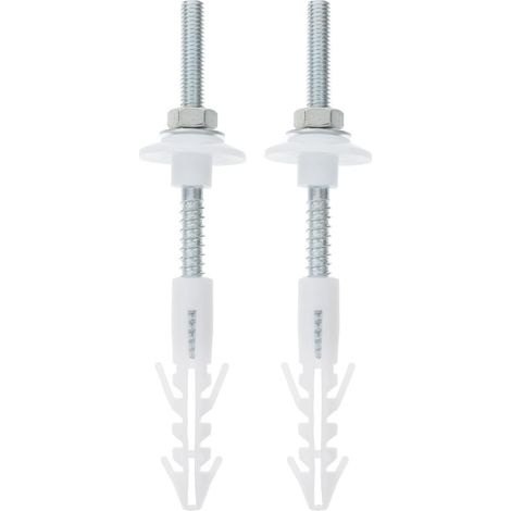 Kit vis lavabo mural, inox, montage rapide pour salle de bain (1/5)