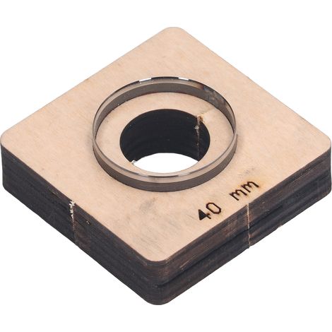Lame de coupe ronde de 40 mm de diamètre pour la découpe de moules (1/5)