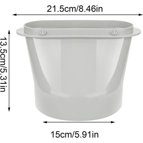 Adaptateur Tuyau Climatiseur Mobile, 15cm Raccord Plat de Tuyau d'échappement pour Climatiseur Portable et Sèche-linge (1/5)
