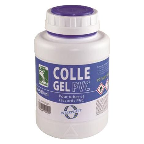 Colle pour PVC 240ml   pinceau - Interfix
