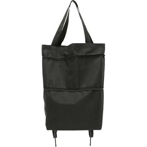 Die faltbare Einkaufstasche OUNONA mit Rollen, verstellbaren Gurten und Oxford-Gewebe ist ein praktischer Trolley. (1/5)