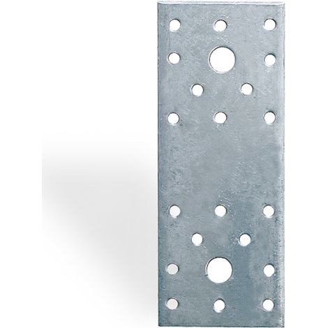 Giunto a piastra forato 140 x 55 mm.