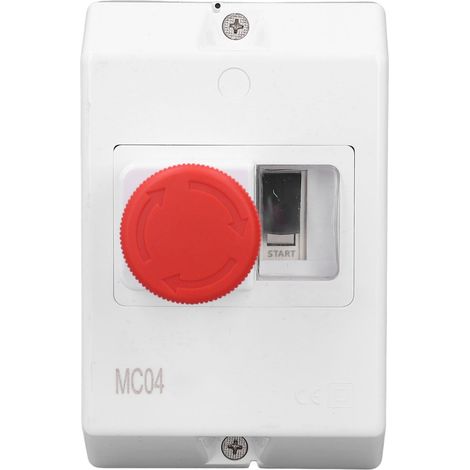Disjoncteur de Protection moteur IP55, interrupteur de Type bouton étanche avec arrêt d'urgence 6-10A 230/240V 400/415V 500V 690V