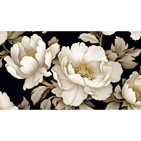 Papier peint panoramique - Fleurs - 130 cm x 73 cm (1/2)