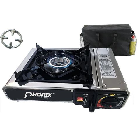 Phönix PC-20 Gaskocher Campingkocher 2,3 KW Picknickkocher + Tasche