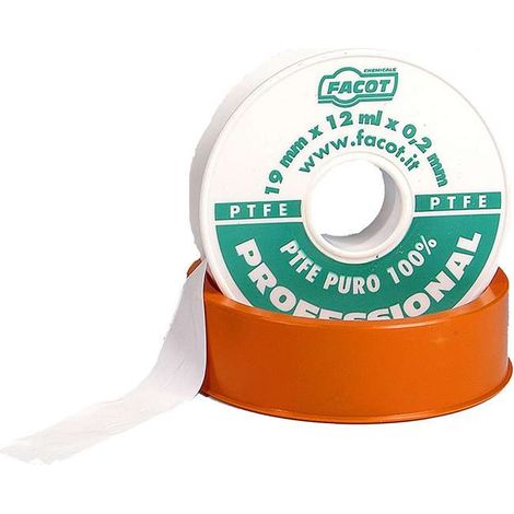 Nastro PTFE "Professional" H. 19 mm. x 12 mt.