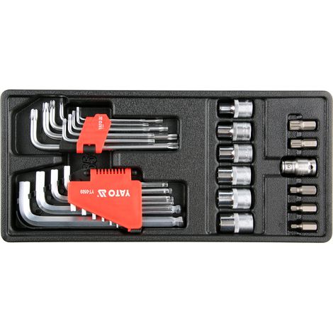 INSERTI PER CASSETTI ESAGONALI, BUSSOLE TORX 31 PEZZI (1/2)