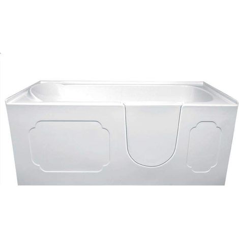 Baignoire à porte KASTRAKI 151x75x61 cm droit ou gauche - droit