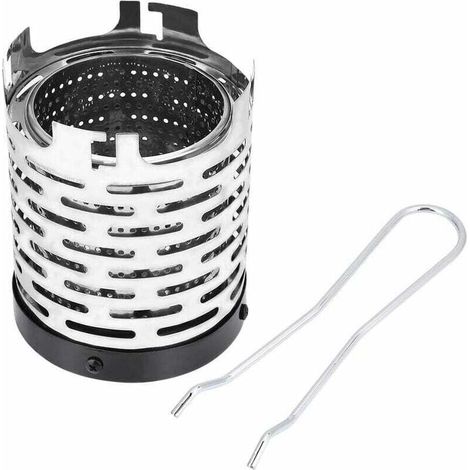 Mini chauffage portable en acier inoxydable pour réchaud à gaz, pare-vent chauffant de camping, poêle d’extérieur et réchauffe-mains (1/4)