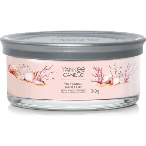 Pink Sands - Yankee Candle Signature - Bougie en verre à 5 mèches - Nouveauté 2023