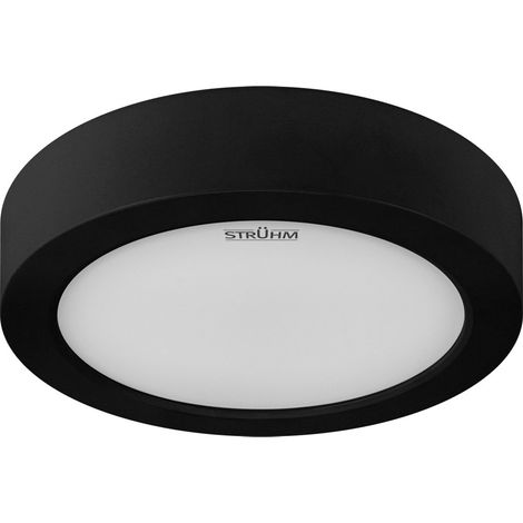 Plafonnier LED rond noir EDOR Struhm 12W CCT 1050 lm IP20 (1/2)