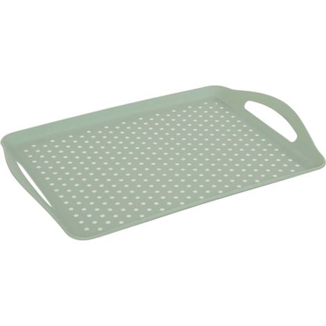 Plateau de Service Anti-Dérapant "Poly" 45cm Vert (1/4)