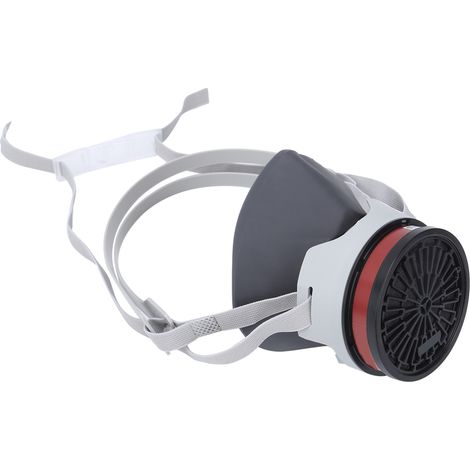 Masque facial en caoutchouc anti-toxique avec filtre n°3, protection contre les gaz, léger et multifonctionnel (1/5)