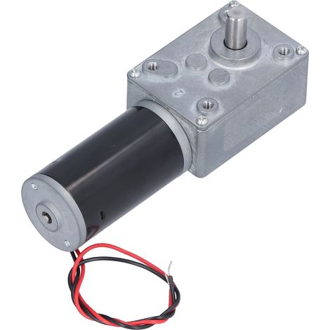 Selbsthemmender Schneckengetriebemotor, hohes Drehmoment, 24 V, 10 U/min für Instrumentenautomation und Vorhangmaschinen. (1/5)