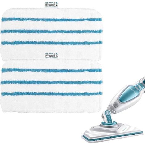 2Lingettes pour Black et Decker Balais Vapeur FSMP20 Steam Mop pour Black Decker FSM1630, FSM1616, FSMH13E5, FSM1321, FSM1605 (1/5)
