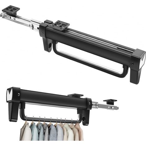 Tringle Coulissante Penderie, 31 cm Tringle Extensible, Rétractable (1/5)