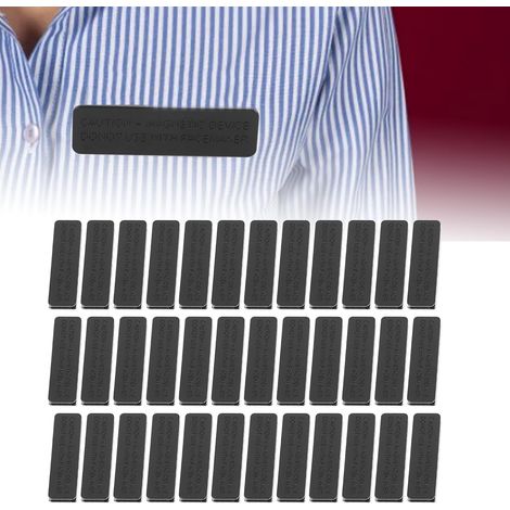 30 paires d'aimants d'étiquette de nom, supports d'étiquette de nom magnétiques polyvalents anti-usure durables et faciles à utiliser, pour les affaires de bureau (1/5)