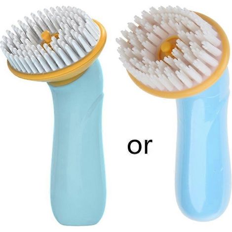 Brosse de toilettage pour chiens, shampoing pour animaux, massage apaisant, poils doux, peigne à curry - J- (1/5)