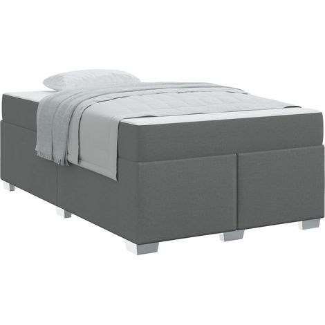 Maison Exclusive - Struttura del letto Grigio scuro 120 x 190 cm Tessuto (1/5)