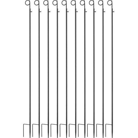Support pour guirlande et éclairages extérieurs (Lot de 10) (1/4)