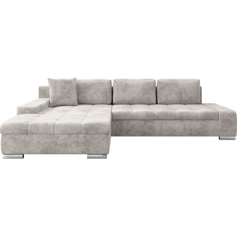 Sofá rinconero Comfivo Nitor II, Clara 215.19, Función de descanso, Almacenaje, 302x213x80cm, 0