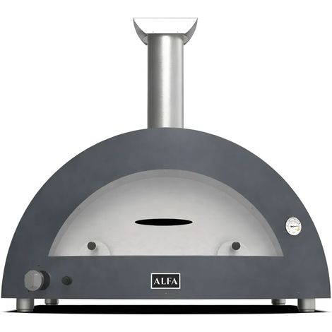 Forno a GPL per 5 Pizze Grigio Ardesia da Esterno Pietra Refrattaria