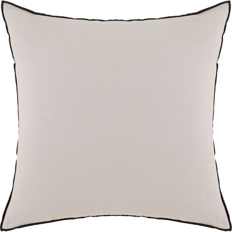 Lot de 2 taies d'oreiller en Lin lavé légèrement froissé, 65x65 cm CARLINA (1/4)