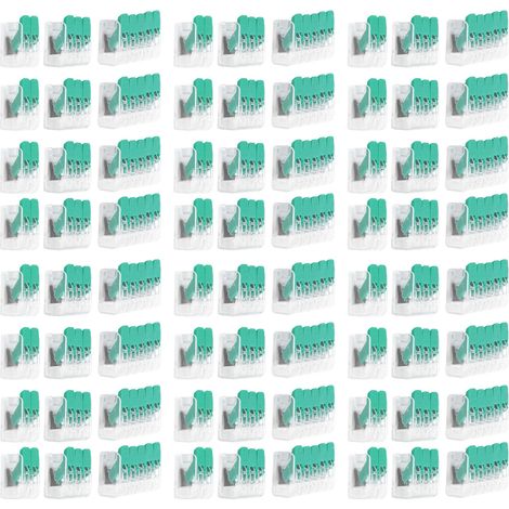 60 pièces connecteur fil électrique éclairage bâtiment domino rapide sans vis kit PCT-662/663/665 (1/5)