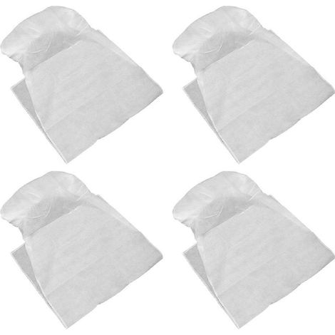 Lot de 12 housses de siège jetables pour avions et activités, en non-tissé blanc, protection anti-taches (1/5)