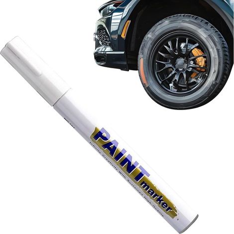 Stylo de retouche de peinture pour voiture, marqueur anti-rayures, kit d'applicateurs résistants aux intempéries, restauration des éraflures sur tous types de véhicules, polissage extérieur (1/5)