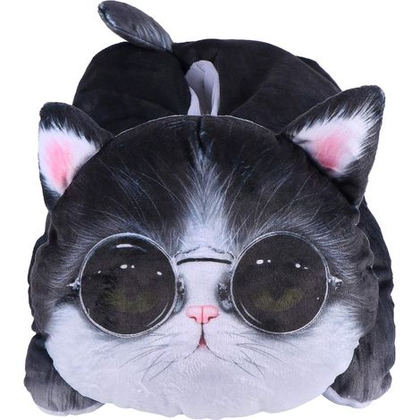 Stofftasche fürs Auto 3D Katzenmotiv leicht zu tragen und am (1/5)