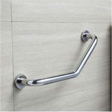 Asidero para bañera de 45 cm, barra de apoyo mural, toallero de pared para personas mayores (1/4)