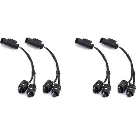 Kit de 4 câbles de connexion rapide avec adaptateur d'extension pour circuit shunt pour BMW R1200GS, R1250GS, R 1200, 1250, R RT et R18 FDQ (1/5)
