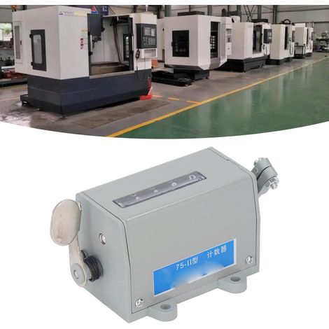 Compteur-accumulateur pour presse à poinçonner industrielle 75-II, compteur de vitesse de rotation à 5 chiffres, compteur mécanique à traction, 220 V (1/5)
