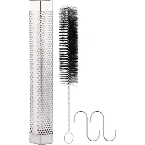Juego de herramientas para barbacoa: tubo ahumador de acero inoxidable 304, generador de humo portátil, accesorio para tubo ahumador de pellets. (1/2)
